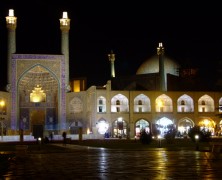 Image of the World Square at night, Iran