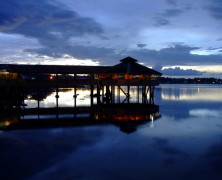Travel Photo: Reflective sunset in The Philippines with no sun