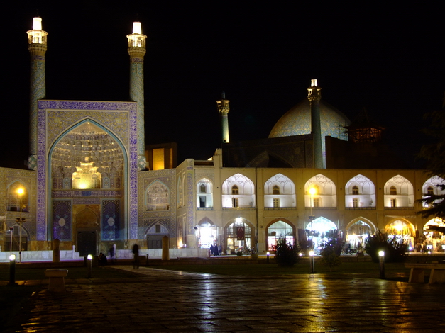 Imam Square Esfahan Iran at Night