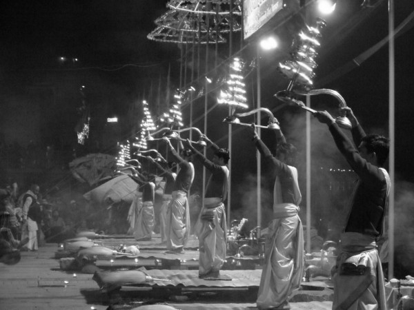 Nightly celebrations on the Ganges