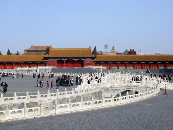 Courtyard of the Forbidden city China